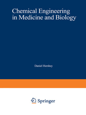 cover image of Chemical Engineering in Medicine and Biology